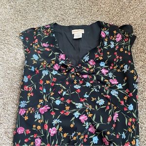 Vintage 90s Floral Midi Dress